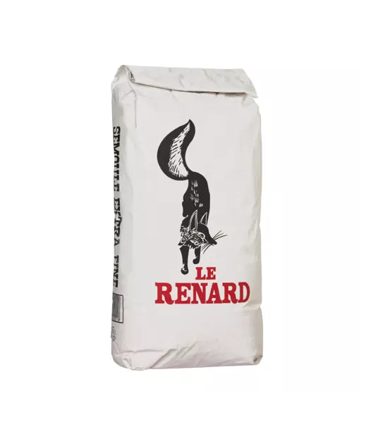 SEMOULE DE BLE DUR - LE RENARD 5KG - EXTRA FINE