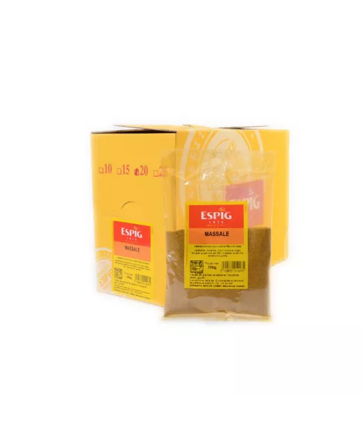Fournisseur Epice MASSALE - 20x100g Grossiste Epice en GROS