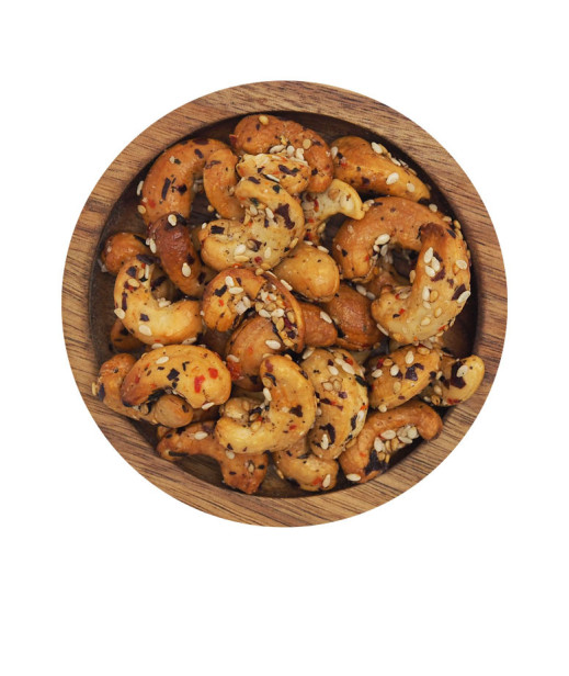 SNACK APERITIF - NOIX DE CAJOU ALGUE & SESAME - POIVRON. PIMENT - 2.5KG