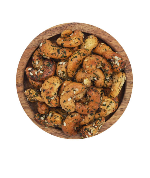 Aperive Snack - Cashewnüsse Algen & Sesam - Zwiebeln. Abb. 2,5 kg