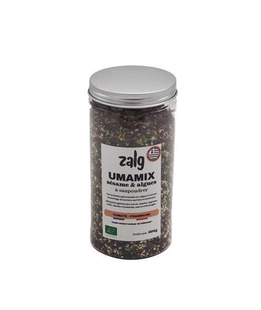 ZALG UMAMIX - Sésames & Algues - TOMATE, FRAMBOISE - 200G - Vente à l'unité