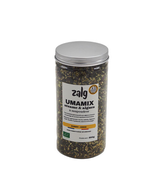 ZALG UMAMIX - Sésames & Algues - CURRY, COCO -  200G - Vente à l'unité