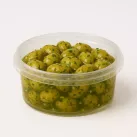 POT ROND - OLIVES CASSEES VERTES AIL PERSIL 14X190G