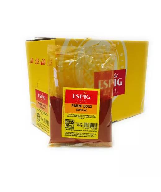 Piment Doux Especial 20X100G - Fournisseur en épices ESPIG