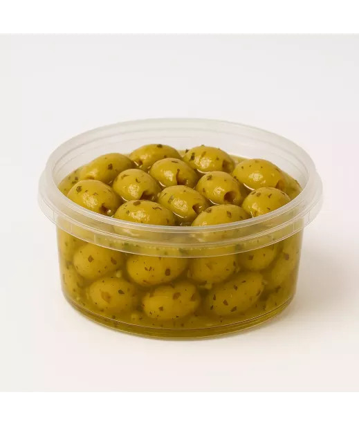 Runde Pot - Oliven bei Escabeche 14x190g