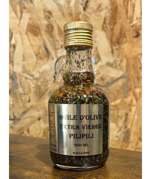 HUILE D'OLIVES PARFUMEE PILIPILI - 6x250ml