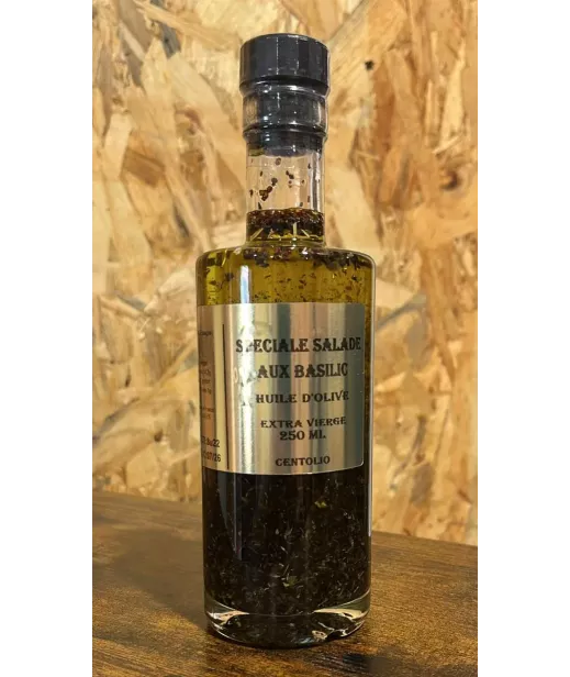 AZUR - HUILE D'OLIVES PARFUMEE AUX BASILIC - 6x250ml