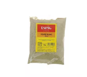 Grossiste Epices POIVRE BLANC MOULU - 20x100g Importateur Grossiste Epices en GROS