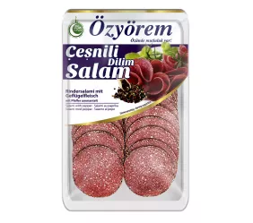 OZYOREM - CESNILI DILIM SALAM - Salami Paprika Tranche - 12X80G