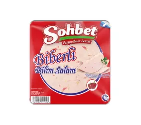 Sohbet - Biberli Dilim Salam - Pfeffer Geflügel Tranche - 12x200g