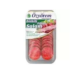 Ozyorem - Biberli Dilim Salam - Salami Tranche pepper - 12x80g