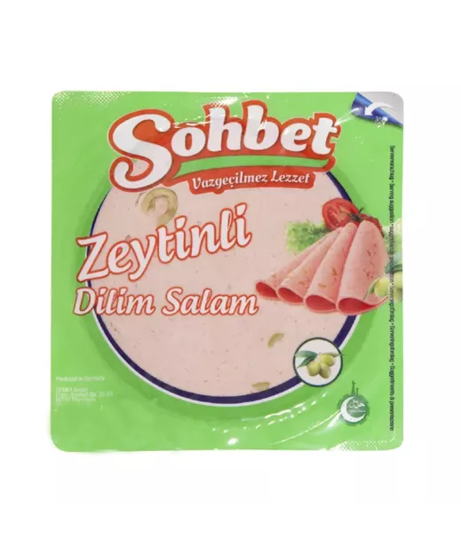 SOHBET - ZEYTINLI DILIM SALAM - Tranche volaille aux Olives - 12X200G