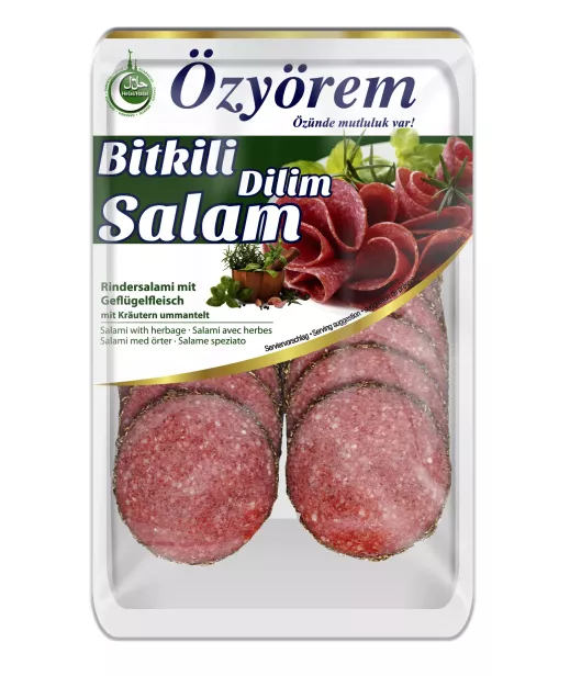 OZYOREM - BITKILI DILIM SALAM - Salami aux Herbes - 12X80G