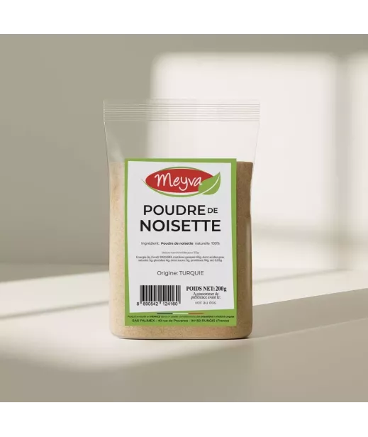 Meyva PAV - Poudre de noisette naturelle - 12x200g