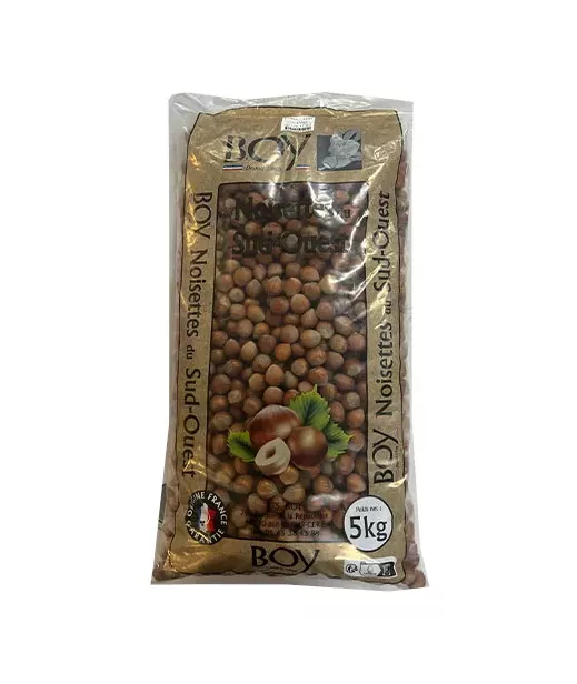 Noisettes à Coque 22/24 5Kg - Grossiste Noix et Fruits Secs