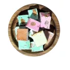 Soft Nougat with Various Colors & Torrefied Almonds - Bucket 5 Kg