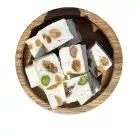 Nougat tendre 5kg – Amandes & pistaches | Palimex