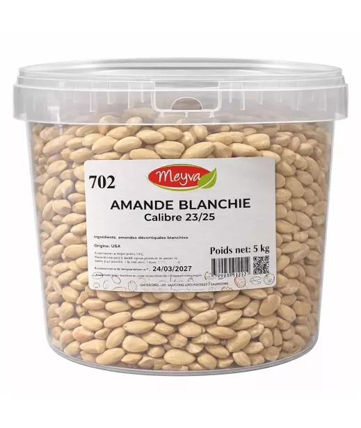 SEAU MEYVA - AMANDE BLANCHIE 23/25 5KG