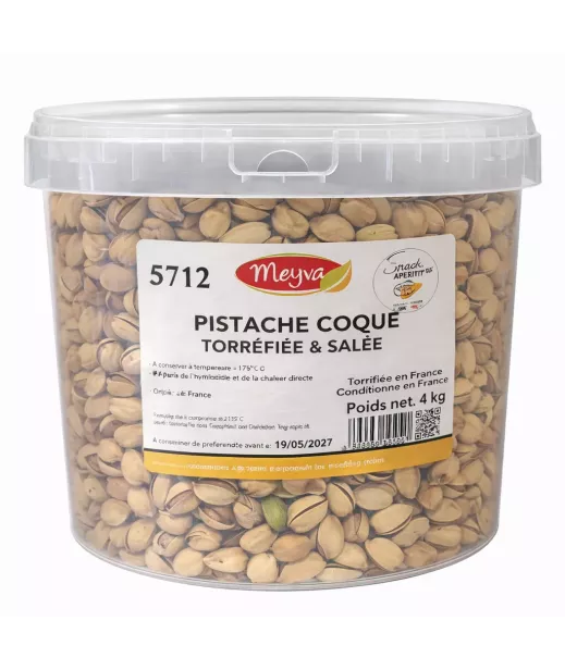 Eimer Snack Meyva - Pistazien USA Jumbo - Röst & Salz in Guérande - 4kg