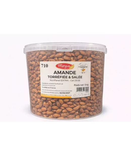 Snack\'apéritif - Amande NonPareil EXTRA  - Torréfaction artisanale au sel de Guérande