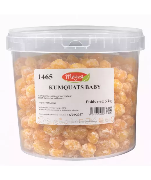 Kumquats Baby Dehydrated, Bucket 5kg - Wholesaler Dried Fruits