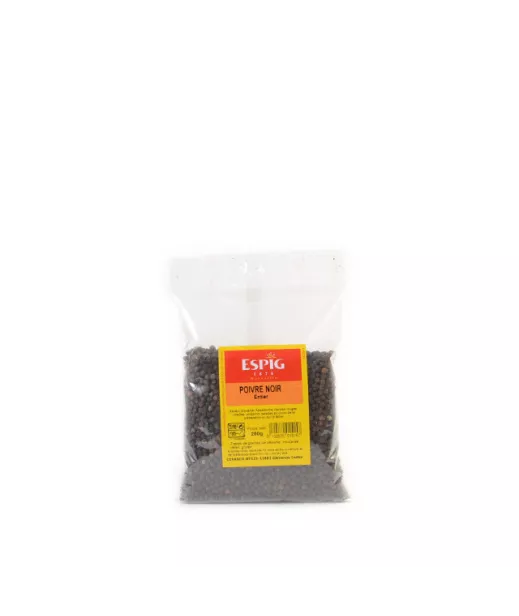 Importateur Grossiste Epice POIVRE NOIR ENTIER - 250g Fournisseur Epice en GROS