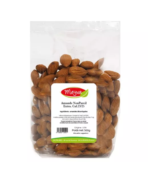 Getrockneter Obstlieferant Meyva - Craue Mandel NPS 23/25 20x500g Großhändler Trockenfrüchte Großhandel