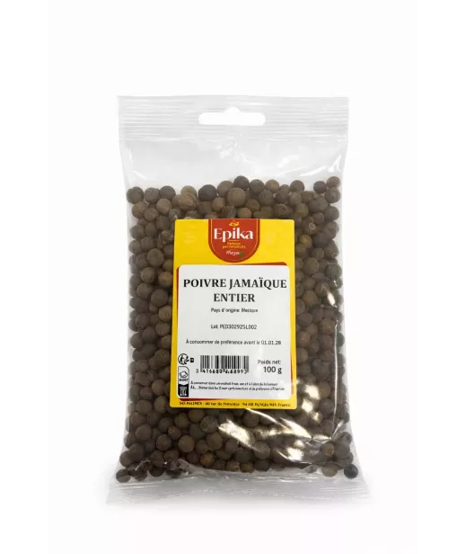 Epika - PIMENT JAMAIQUE ENTIER (dit Bois d'Inde) - 15x100g