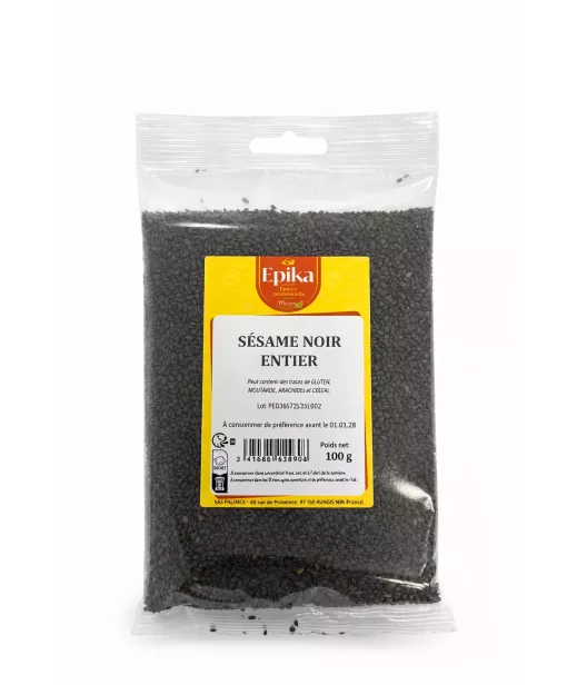 Epika - SESAME NOIR ENTIER - 20x100g
