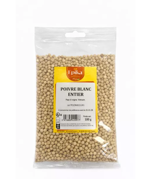 Epika - POIVRE BLANC ENTIER - 20x100g