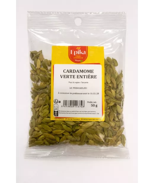 Epika - CARDAMOME VERTE ENTIERE - 20x50g