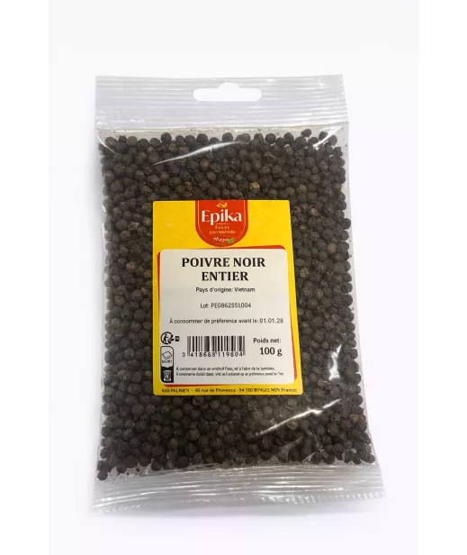 Epika - POIVRE NOIR ENTIER - 20x100g
