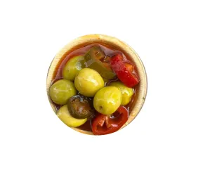 grossiste Olives vertes - IMPORT - Calibre 10/12 - PIMENTEE - 10KG