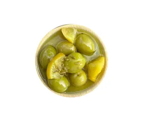 Olives vertes - IMPORT - Calibre 10/12 - CITRON FENOUIL - 10KG