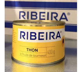 THON A L'HUILE MORCEAU RIBEIRA - 1/2 - 24x400g