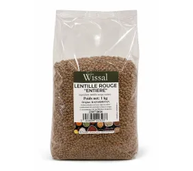WISSAL - LENTILLE ROUGE ENTIERE 12x1KG – Saveurs d’Orient | Palimex