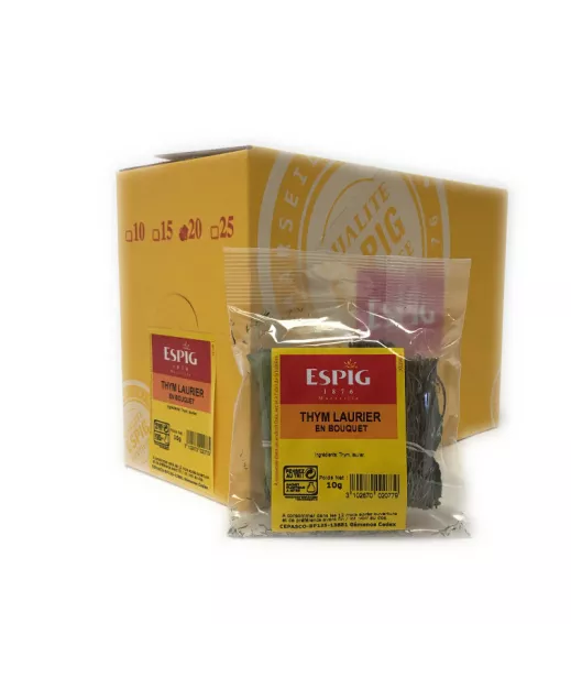 Importer wholesaler Spice Bouquet Thyme / Laurier - 20x10g Wholesale spice supplier