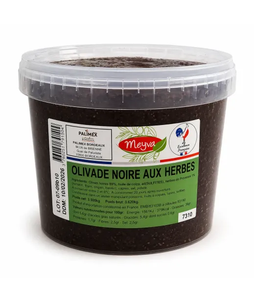 Meyva - Black Olivade mit 3,5kg Kräutern: