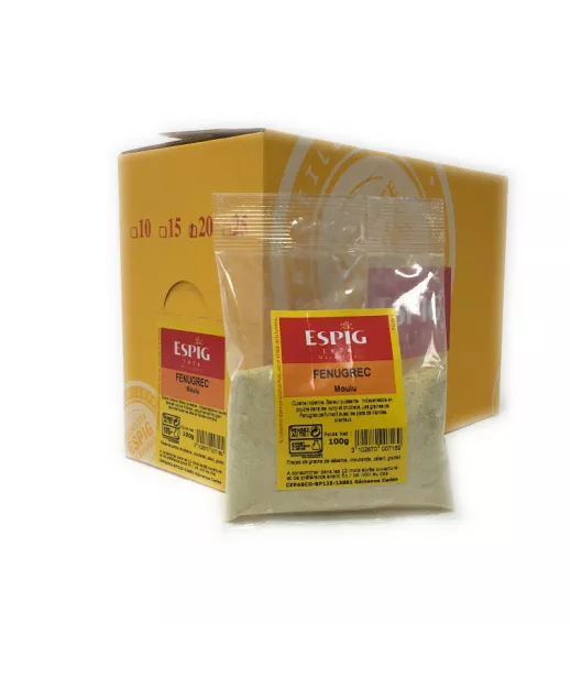 Fournisseur Epice FENUGREC MOULU - 20x100g Grossiste Epice en GROS
