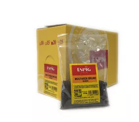 Importateur Grossiste Epices MOUTARDE BRUNE - 20x100g Fournisseur Epices en GROS
