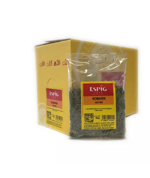 Fournisseur Epices ROMARIN ENTIER - 20x50g Grossiste Epices en GROS