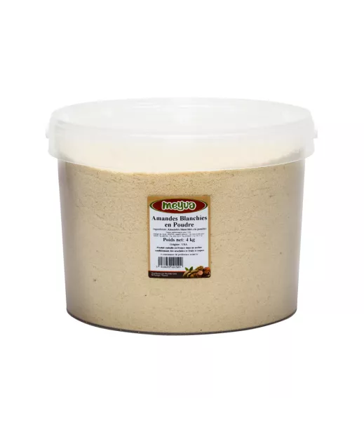 Amandes blanchies en Poudre - Grossiste Fruits Secs en Seau