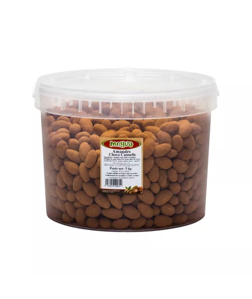 Amandes Chocolat Cannelle - Grossiste Fruits Secs en Seau
