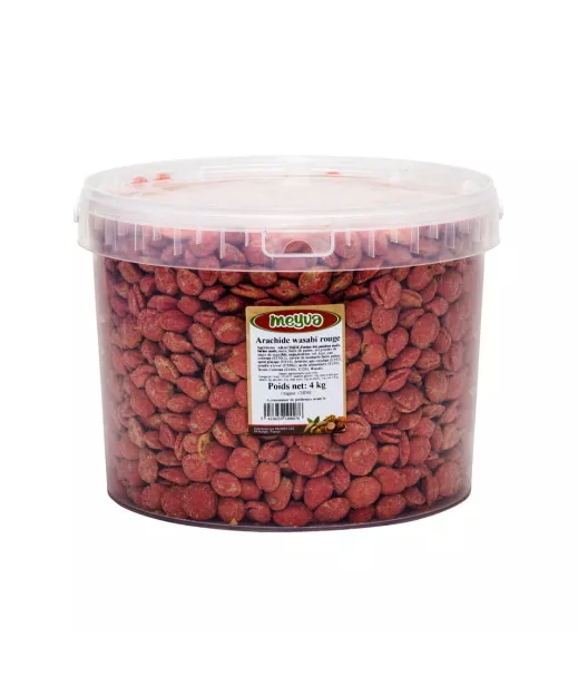  ARACHIDE WASABI ROUGE 4KG Grossiste Fruits Secs en GROS, Fournisseur Fruits Secs SEAU MEYVA -