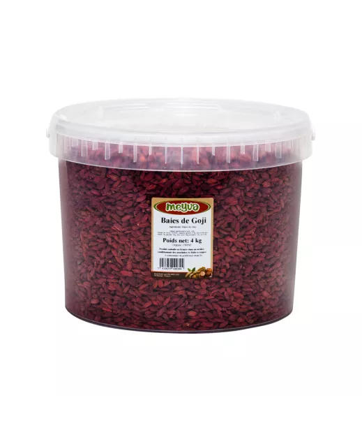 Importateur Grossiste Fruits Secs SEAU MEYVA - BAIE DE GOJI 4KG Fournisseur Fruits Secs en GROS