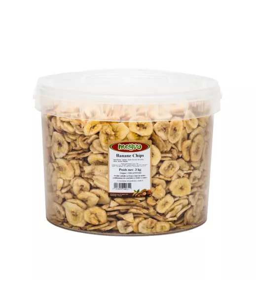 Supplier Dried Fruit Bucket Meyva - Banana Chips 3KG Wholesaler Wholesaler Wholesale