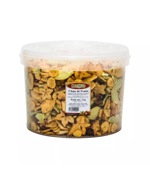Grossiste Fruits Secs SEAU MEYVA - CHIPS DE FRUITS 2KG Importateur Grossiste Fruits Secs en GROS