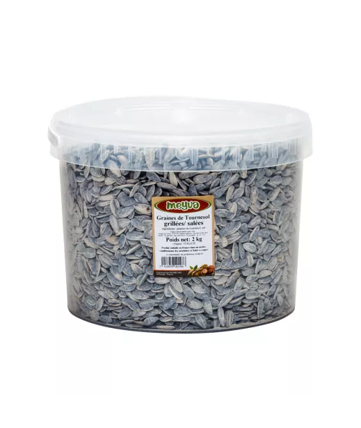 Fournisseur Fruits Secs SEAU MEYVA - GRAINE DE TOURNESOL GRIL/SALEE 2KG Grossiste Fruits Secs en GROS