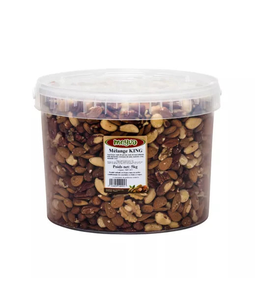 Mélange Noix King 5kg - Grossiste Fruits Secs en Seau