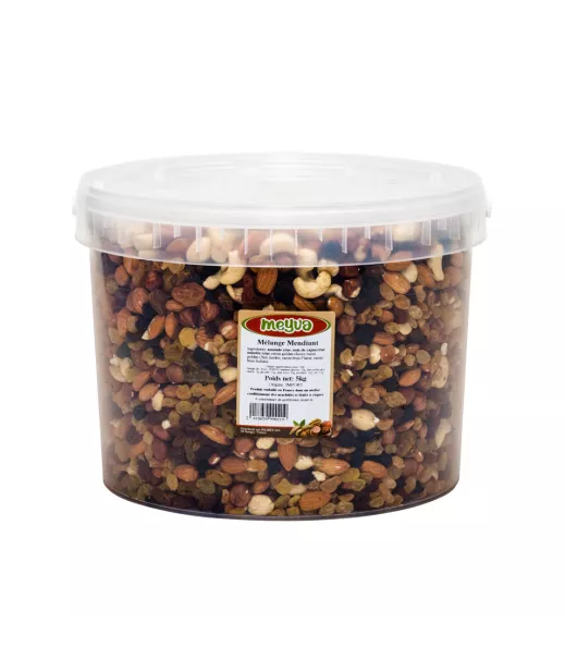 Mélange Mendiant 5kg - Grossiste Importateur Fruits Secs en Seau